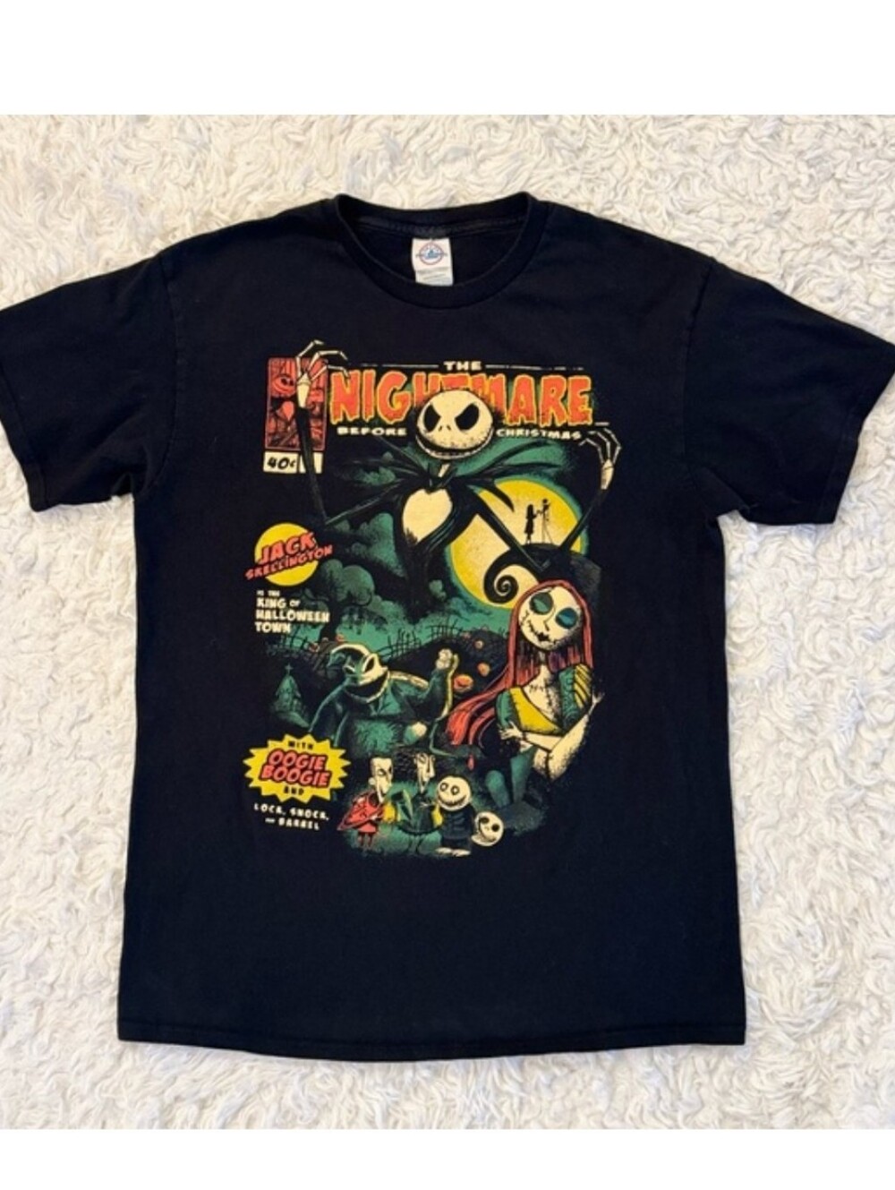 Delta Pro Weight T-shirt. Unisex. Nightmare Before christmas Jack skellington